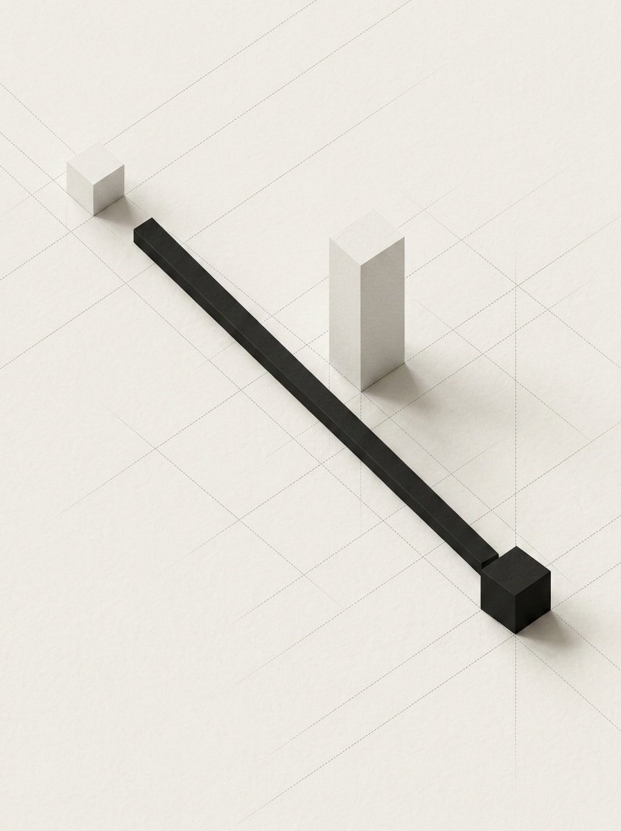 Single Grounded 3D Dark Charcoal Cube — Compositional Closure for Igor Glar Contact Section